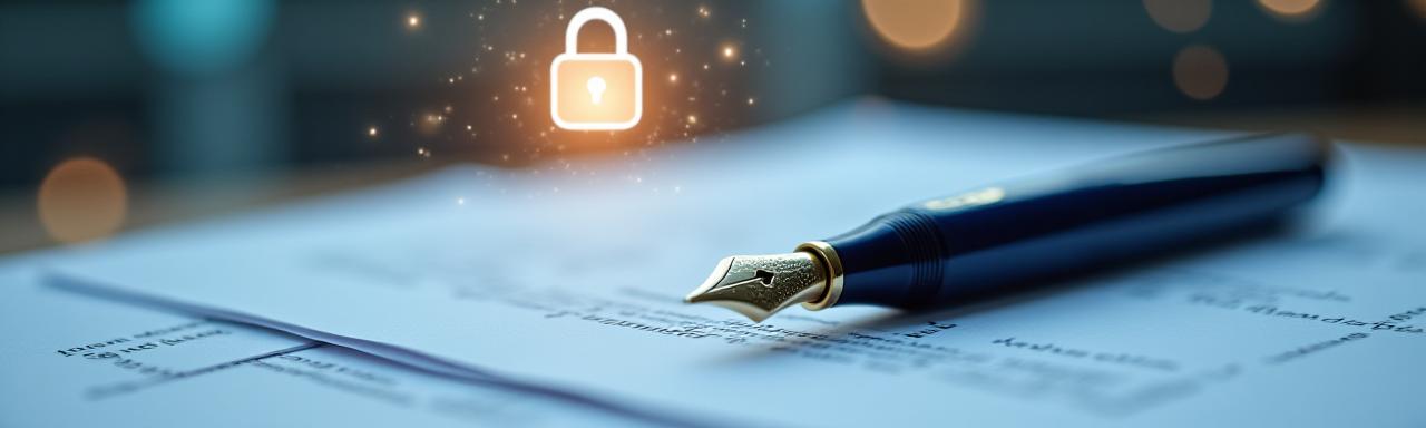 Data protection and digital security concept